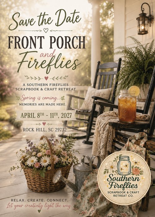 Front Porch and Fireflies flyer