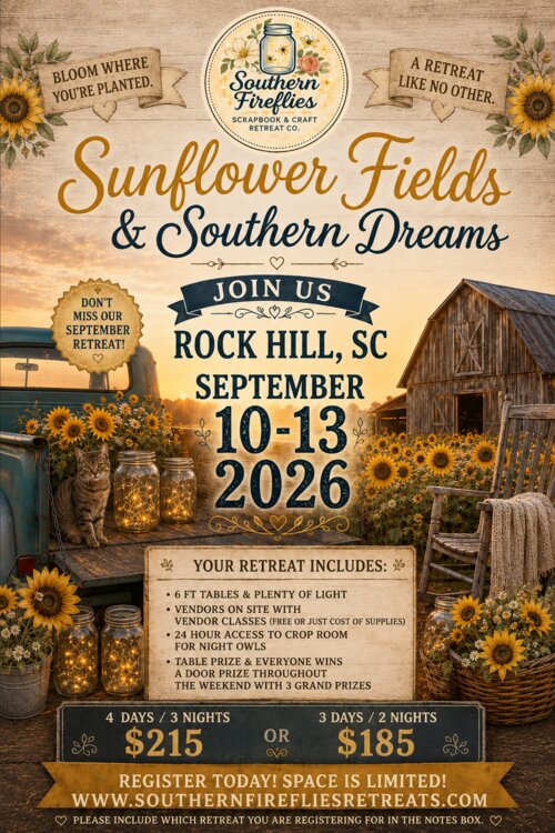 Sunflower Fields & Southern Dreams flyer